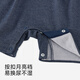 YEEHOO shopping mall same style newborn clothes for boys, handsome little prince imitation denim harem clothes, deep sapphire blue 90cm