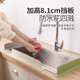 Fantasy and fantasy sink water barrier kitchen dishwashing pool water partition water barrier olive green 8.1cm higher upgraded platinum silicone water barrier