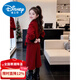 Disney Girls New Year Clothing Set 2026 Chinese Style Red Festive New Year Clothing Winter Children's New Chinese Style Two-piece Set Suit 130 cm