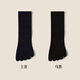 Zanami wool mulberry five-finger socks men's mid-calf sports socks thickened warm sheep split-toe socks autumn and winter stockings upper blue-black M one size (39-45) tube height about 16C