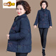Hengyuanxiang 2026 New Fashion Mom Down Jacket Winter Clothing New Warm Autumn and Winter Embroidered Slim Jacket for Middle-aged and Young People Burgundy XL 100Jin Jin is equal to less than 0.5 kg