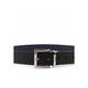 PRADA Men's Belt Waist Adjustable Double-sided Genuine Leather Daily Business Belt Simple Black 85