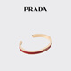 PRADA/Prada Gift Women's Metal Bracelet Fire Engine Red/Gold S
