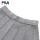 FILA children's clothing short skirt 2025 winter new style casual and comfortable woolen skirt for girls, middle and large children, dark ink gray-MG 110