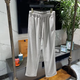 The new season's new men's autumn and winter Zhengui aesthetics, exquisite light luxury, versatile two-color casual pants, high-end men's clothing, gray 34 (155-165Jin Jin is equal to 0.5 kg)