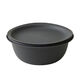 Ronghuashi Japanese MARNA multi-functional drain tray drain basket three-layer filter water washing vegetable basket washing fruit can be microwaved drain basin dark gray