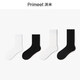 Pami (pami) black and white socks for women spring and summer style pile socks mid-tube socks thin confinement sweat-absorbent breathable loafers leather shoes cotton socks 16cm off-white_four pairs 4 pairs one size fits all sizes 35-39 priority delivery