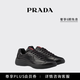 PRADA/Prada Gift Men's Prada Americas Cup Nappa Sheep Leather Sneakers Black 41.5 (7.5)