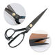 Jindiao 912 inch tailoring tailoring scissors industrial scissors forging and cutting clothing scissors black steel black tailor scissors 8 inches