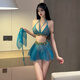 Langsha sexy exotic princess retro style national style passionate dancer temptation bra uniform suit