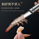 Gongpai multifunctional stainless steel shrimp line removal knife, shrimp line removal, shrimp deveining device, chicken and duck intestine fish maw knife, fish intestine picking device, double-headed shrimp line knife 1 pack (stainless steel_multi-purpose)