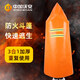 Fireproof cloak cape for home firefighting special certified high-rise fire escape clothing equipment fire extinguishing fire blanket adult model_thick silicone_come with self-rescue respirator