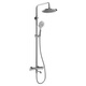 ArROW (ARROW) Bathroom Intelligent Constant Temperature Shower Set Hot and Cold Bathing Full Set Faucet Supercharged Top Spray Shower Set [Silver] Constant Temperature Shower AMG13SH848U2CP