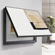 
Huaixue Wasabi wind meter box decoration painting cover distribution box minimalist black white and gray hole-free power switch art hanging painting JD12107 55*45cm (block 45*35) lift the cover black frame
