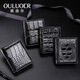 Oulol Thailand Crocodile Leder Kurzer Brieftasche Herrener Leder Business Mode Wallet Multi-Card großer Kapazität Brieftasche dickschwarzer Bauch