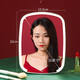 LED makeup mirror with light portable folding home dressing table mirror office desktop student dormitory suitable for pearl white three-color stepless dimming - rechargeable version