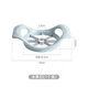 Wenzhi Stainless Steel Apple Fruit Cutting Artifact Home Creative Slicing Melon and Fruit Divider Slicing Cutting Flap Cutting Corer Light Blue