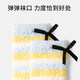 Pami Coral Fleece Socks Women's Spring and Summer Plush Thickened Warm Plush Home Floor Socks Postpartum Confinement Socks Mid-Tube Socks Yellow Stripe Combination - Pack of 3 Pairs One Size Warm Coral Fleece (Suitable for Sizes 36-39)