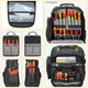 Changshuke Backpack Tool Bag, Wear-resistant, Multifunctional, Sturdy and Durable Backpack, Electrician's Thickened Maintenance Special Storage, Heavy Duty, Hard Bottom, Multifunctional + Detachable Slip Pocket