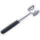 Pick-up cat double-sided meat hammer steak hammer tenderizer needle stainless steel zinc alloy pounding pork chop German meat hammer tool solid double-sided large and small teeth