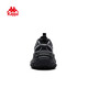 Kappa (Kappa) women's shoes dad shoes for women 2026 spring new soft-soled all-match sports shoes thick-soled casual shoes heightening shoes for women black/silver 38