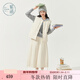 Zihan (ZIHAN) Zihan round neck sleeveless down vest elastic high waist down skirt two-piece suit for women 2025 winter new style winter rice M