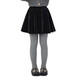 I.KARNOW girls velvet skirt winter 2026 new children's winter clothing high-end skirt big children fashion black skirt 4500 black velvet skirt no pantyhose 140