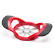 Pupan extra large apple cutting tool apple slicer fruit divider multifunctional stainless steel corer knife red 8-piece apple slicer inner diameter 9.5CM