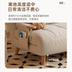Holzpalast Jiang Home Massivholz Fendi-Sofa-Bett einzelne Person integriertes faules Klappbett Dual-Purple-Klein Wohnzimmer 2025 neues Modell 1,58 m Sofa Bett [Natural Latex Model] Technologieleder