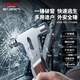 Delixi Electric Multifunctional Outdoor Safety Hammer Car Safety Hammer Fire Hammer Broken Window Escape Artifact One Pack Multifunctional Safety Hammer (Free Test Glass + Storage Bag)