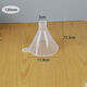 Fantasy household diesel gas oil thin tube transparent funnel round small diameter transparent liquid thin mouth repackaging artifact universal 75mm short handle