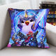 Jiuyao Genting Game Golden Shovel Battle Pillow LOL League of Legends Bedside Car Lumbar Cushion Sofa Living Room Cushion DAP20 40*40 cm (pillow core + pillow case)