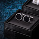 KFLK (KFLK) simple and versatile French shirt cufflinks for men, light luxury custom shirts, business gifts, cuff buttons, sleeve nails with engraving K166