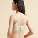 Silkland mulberry silk lining wire-free bra gauze tube top thin comfortable push-up sexy women's underwear bra green M