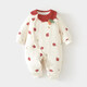 JOYNCLEON winter baby thickened jumpsuit baby quilted newborn warm cotton clothes infant rompers outing clothes LTY0500 pink (pinkberry childish heart 120g cotton one-piece) 66cm 3-6 months recommended weight 6.8-8.9kg