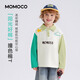 Mami Maka (MOMOCO) children's clothing boys' POLO shirts 2026 spring style medium and large children's trendy casual POLO shirts white 90