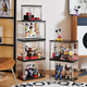 Yusenyi RMAX blind box storage display acrylic transparent bubble Matt doll display box labubu figure dust-proof cabinet Roman column large transparent figure box 1 free 10 building blocks