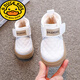 G.duck children's cotton shoes 2025 new winter boys' shoes plus velvet for baby girls and young children warm soft-soled snow boots khaki M6 25 inner length 15.5cm suitable for feet 14.5cm long