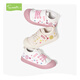 Snaffy children's toddler shoes baby kindergarten indoor shoes spring girls breathable and comfortable casual sneakers Milan white 22