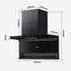 Haier Range Kapuze für Haushalt Top Side Double Saug 23 Luftvolumen hohe Saughung 7-förmige Selbstverpackung ohne Demontage wehne Hand intelligente Kontrolle Rauchherde Set Smart Home Leader Series-PL9721Q [Hot-Selling-Single Hood Machine beinhaltet keinen Herd] 23 Kubic Top Side Five Five Sacation Self-Cleaning
