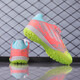 FEELACES children's football shoes broken nails for men and women Falcon Messi student training shoes for children TF artificial grass sneakers 6195 orange broken nails 31 [socks + ball bag + guard plate]