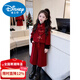 Disney Girls New Year Clothing Set 2026 Chinese Style Red Festive New Year Clothing Winter Children's New Chinese Style Two-piece Set Suit 130 cm