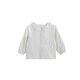 YOUGE (YOUGE) infant spring new style fresh and sweet skin-friendly combed cotton hollow doll collar long sleeves