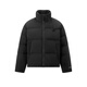GROUND ZERO Autumn and Winter Couple Model 90 White Duck Down Stand Collar Thickened Warm Down Jacket Black S