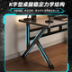 Orenford computer desk desktop home e-sports game table office desk simple study desk carbon fiber texture single table-120*60 upgraded e-sports table