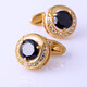 Cufflinks (KFLK) French shirt cufflinks men's light luxury custom shirt gold hollow cuff buttons cufflinks Cufflinks K065