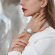 
Caloric King [Snowflake] Fashionable light luxury diamond-set watch Women's temperament watch Women's watch CK15699