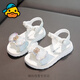 G.duck Little Yellow Duck Girls Sandals New Children's Princess Sandals Soft Soled Shoes 4-12 Years Old Little Girls Bow Tie Primary School Students Pink 2719 26 Inner Length 16.5cm