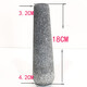 Tuojin German quality kitchen supplies stone mortar household new garlic mortar handle old style grinding rod stone stone hammer old style length-15*big head 4.2*small head 3.2CM