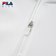 FILA children's clothing long-sleeved 2026 spring new style women's and older children's sports half-breasted stand-up collar tops Jade White-WT 165